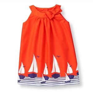 NWOT Janie & Jack 12-18M Santorini Sailboat Dress